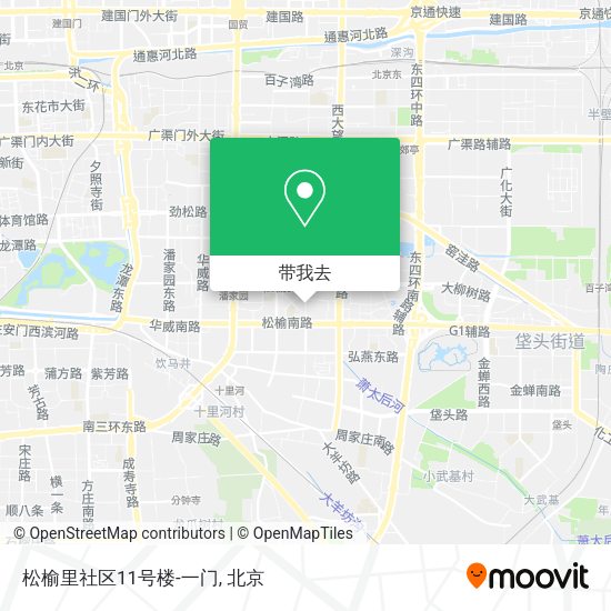 松榆里社区11号楼-一门地图