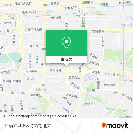 松榆东里小区-东2门地图
