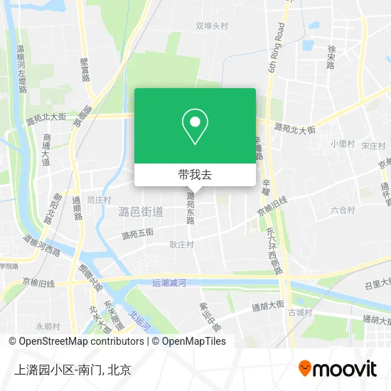 上潞园小区-南门地图