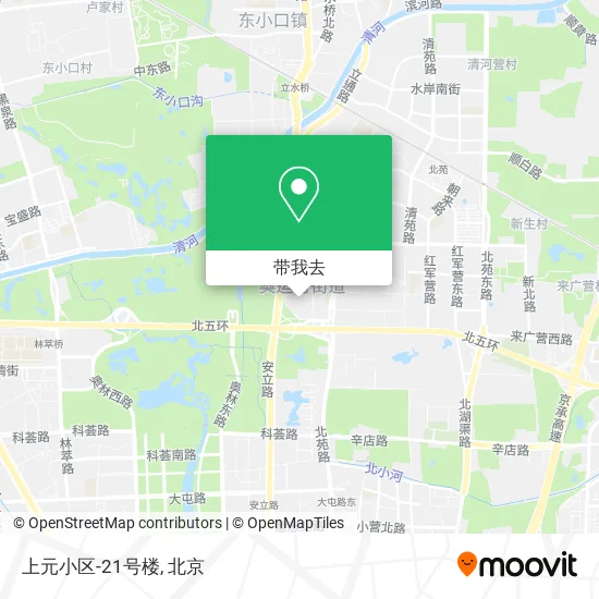 上元小区-21号楼地图