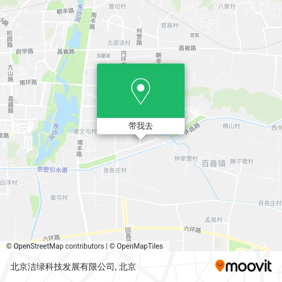 北京洁绿科技发展有限公司地图