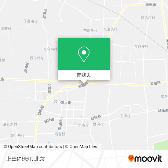 上辇红绿灯地图
