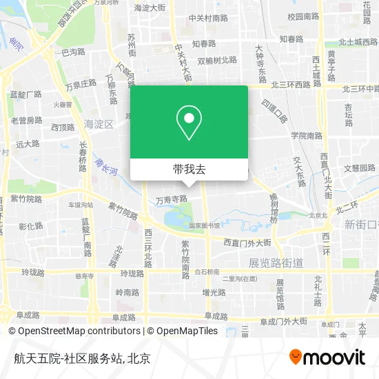 航天五院-社区服务站地图