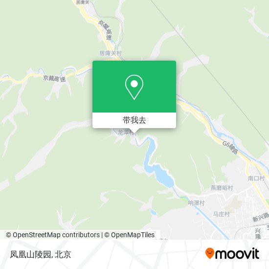 凤凰山陵园地图