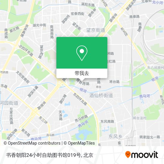 书香朝阳24小时自助图书馆019号地图