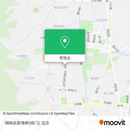 潮闽农家海鲜(南门)地图