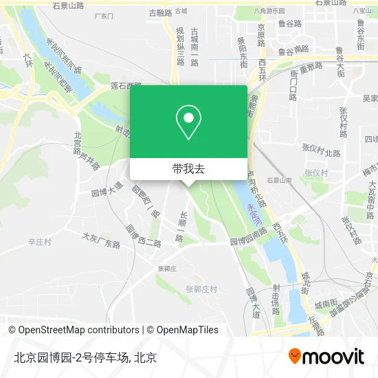 北京园博园-2号停车场地图