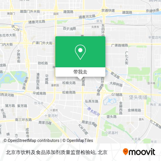 北京市饮料及食品添加剂质量监督检验站地图