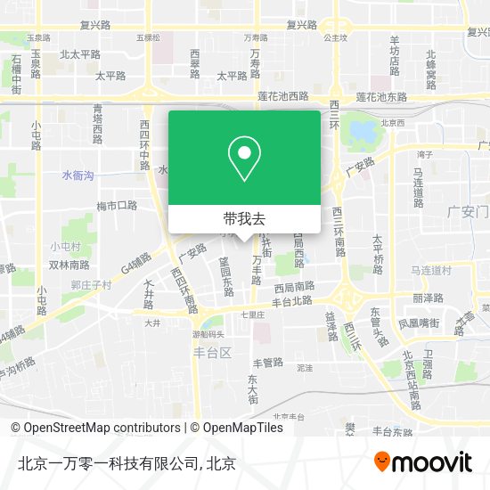 北京一万零一科技有限公司地图