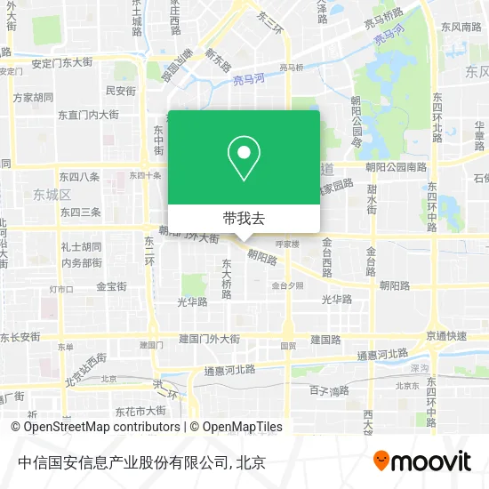中信国安信息产业股份有限公司地图