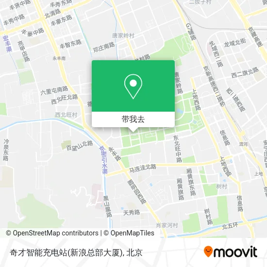 奇才智能充电站(新浪总部大厦)地图