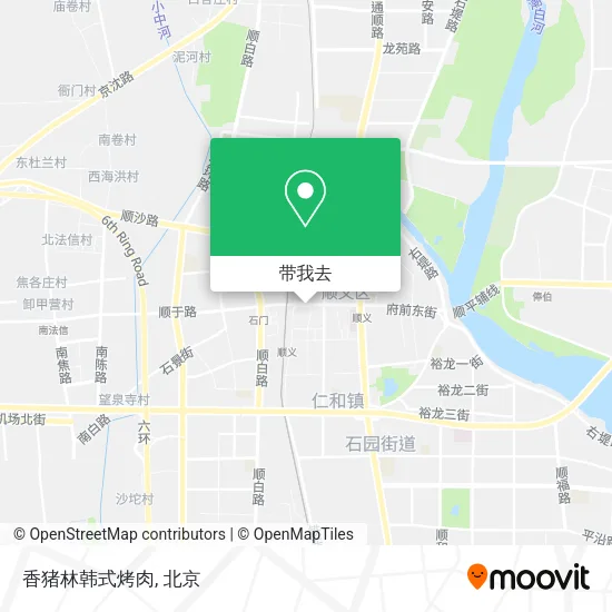 香猪林韩式烤肉地图