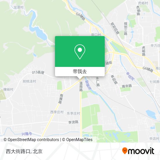 西大街路口地图