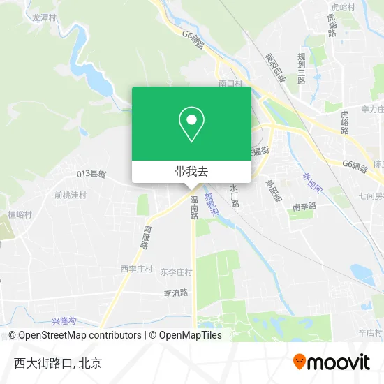 西大街路口地图