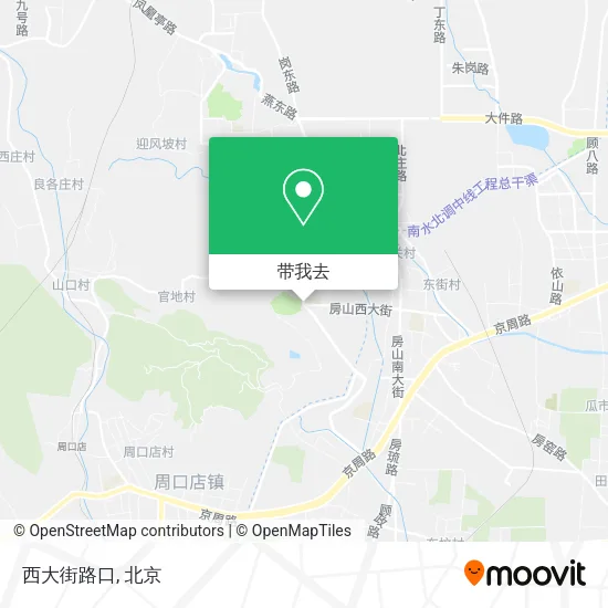 西大街路口地图