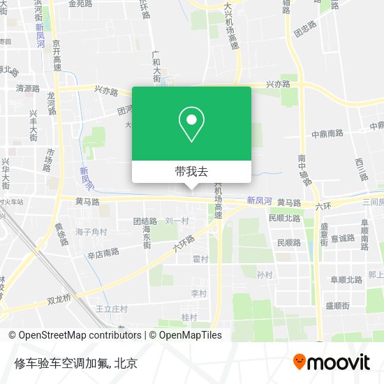 修车验车空调加氟地图