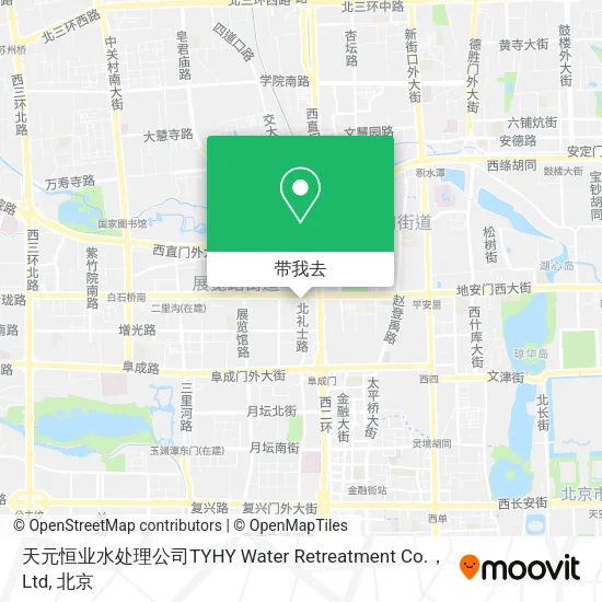天元恒业水处理公司TYHY Water Retreatment Co.，Ltd地图
