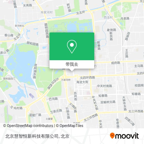 北京慧智恒新科技有限公司地图