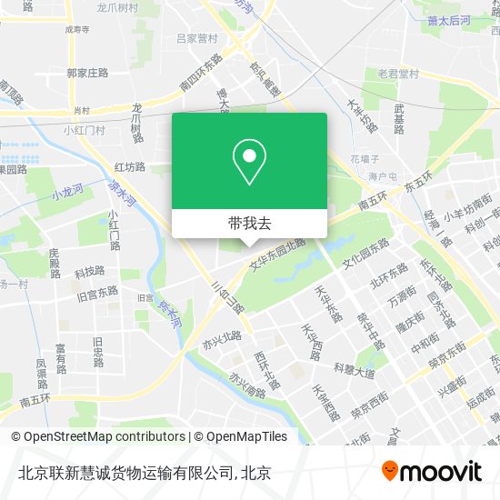 北京联新慧诚货物运输有限公司地图