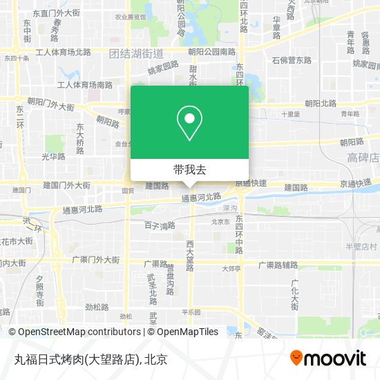 丸福日式烤肉(大望路店)地图