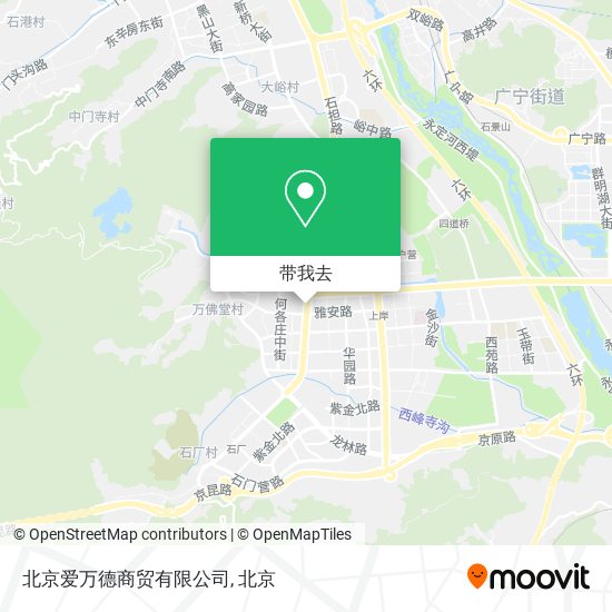 北京爱万德商贸有限公司地图