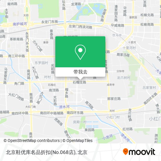 北京鞋优库名品折扣(No.068店)地图