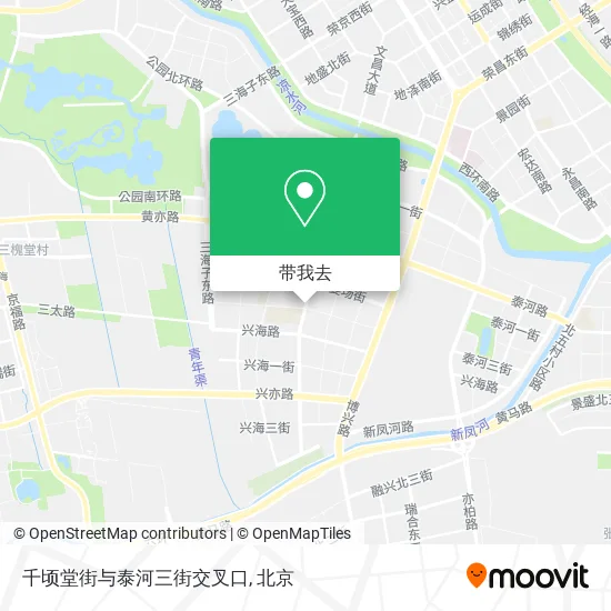 千顷堂街与泰河三街交叉口地图