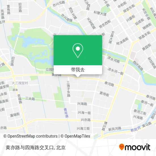黄亦路与四海路交叉口地图