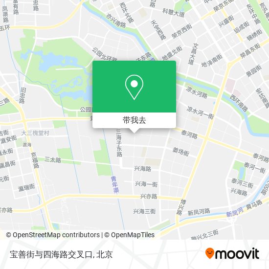 宝善街与四海路交叉口地图