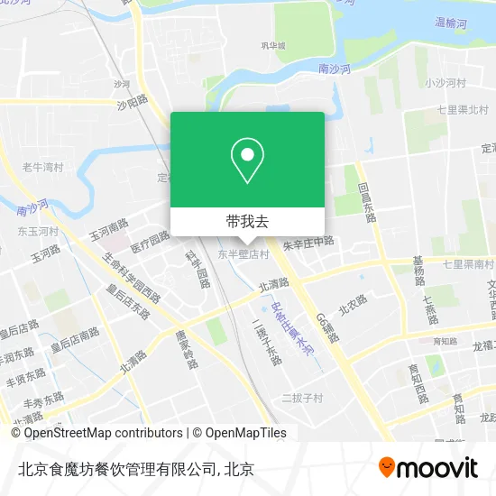 北京食魔坊餐饮管理有限公司地图