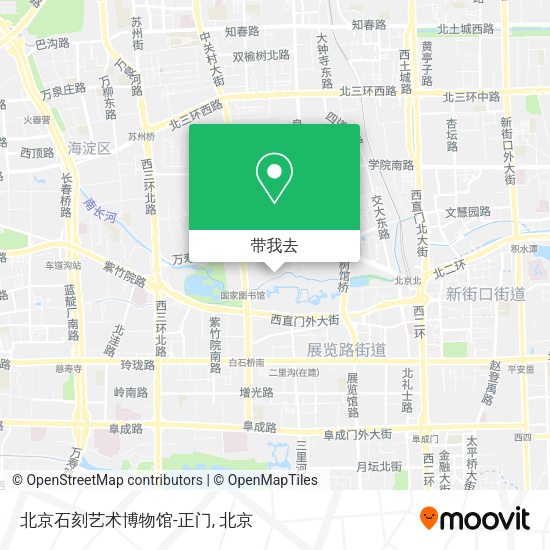 北京石刻艺术博物馆-正门地图