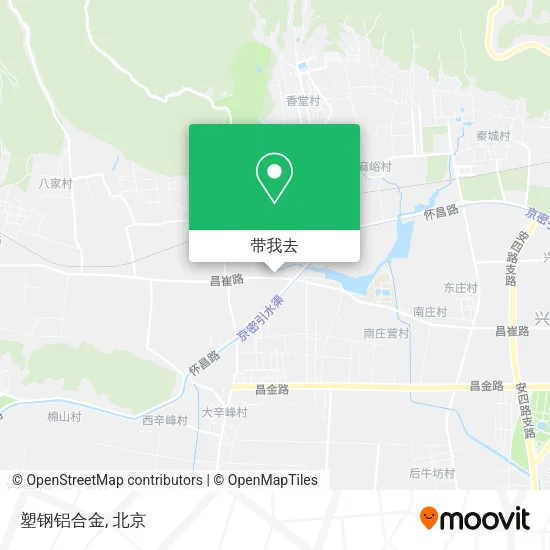 塑钢铝合金地图