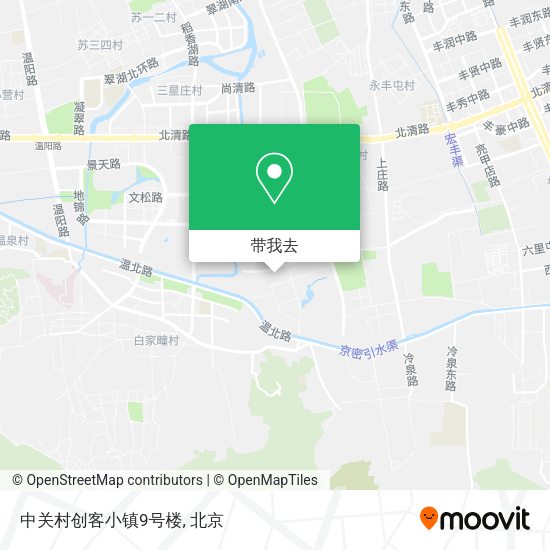中关村创客小镇9号楼地图