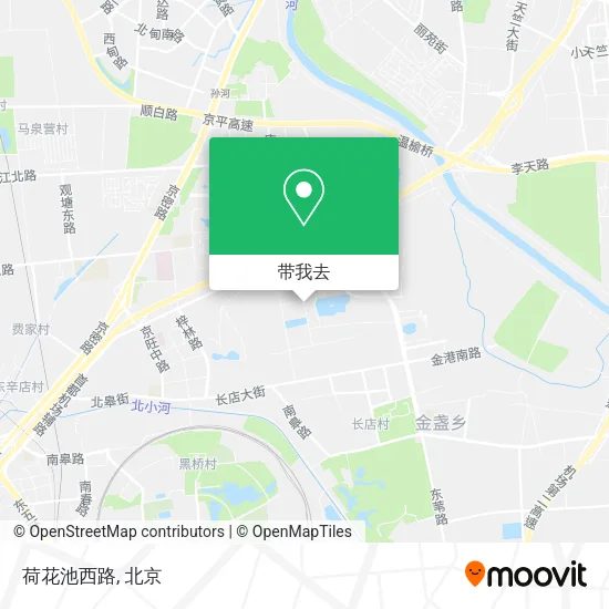 荷花池西路地图