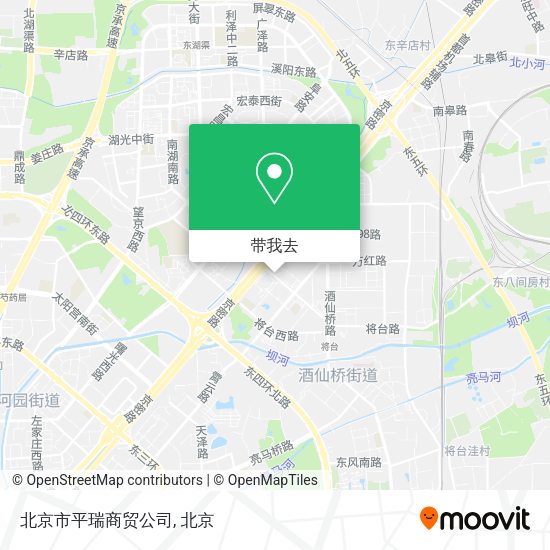 北京市平瑞商贸公司地图