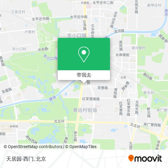 天居园-西门地图