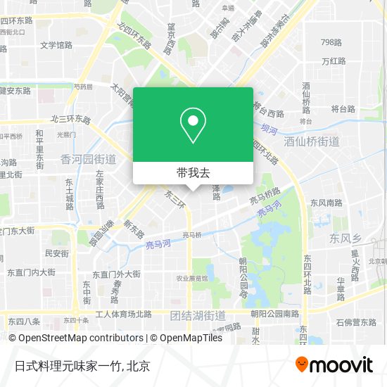 日式料理元味家一竹地图