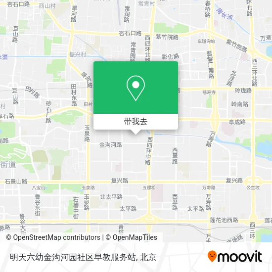 明天六幼金沟河园社区早教服务站地图