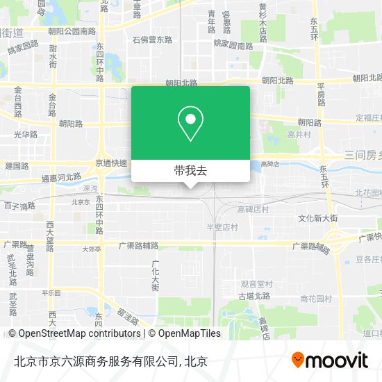 北京市京六源商务服务有限公司地图