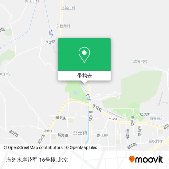 海阔水岸花墅-16号楼地图
