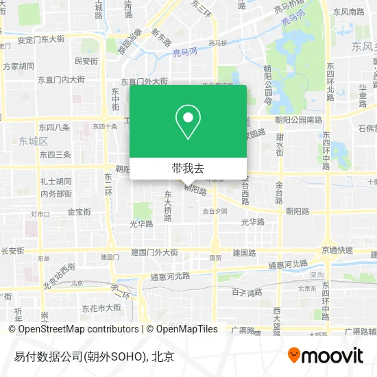 易付数据公司(朝外SOHO)地图