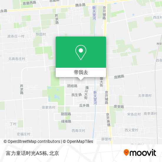 富力童话时光A5栋地图