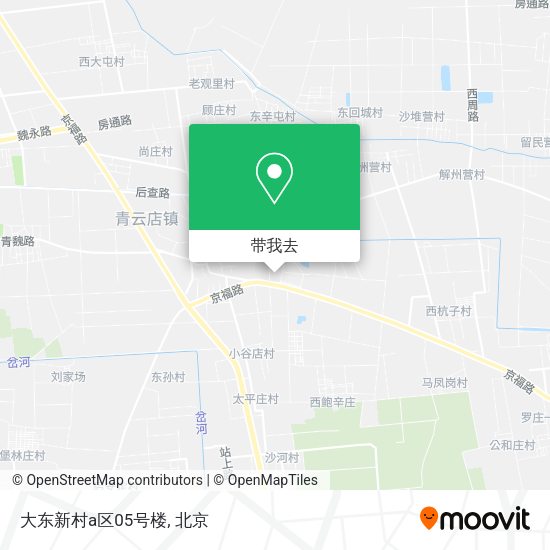 大东新村a区05号楼地图