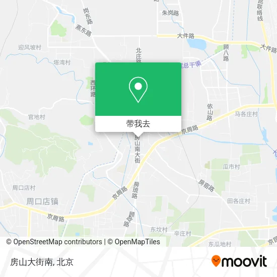 房山大街南地图