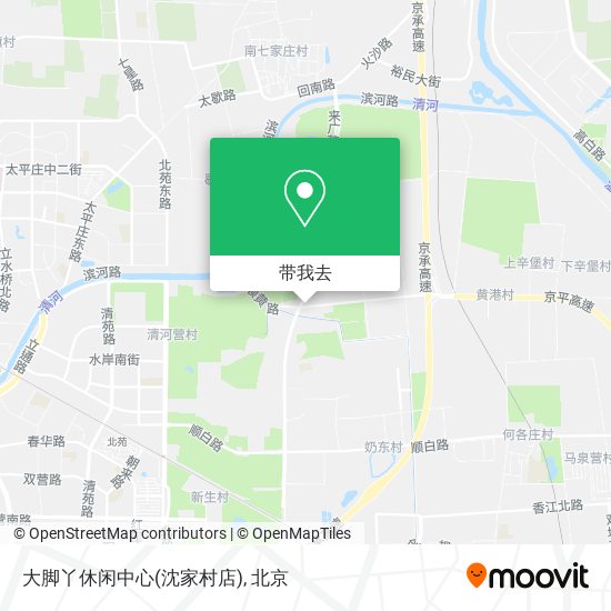 大脚丫休闲中心(沈家村店)地图