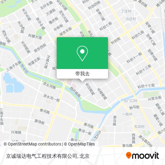 京诚瑞达电气工程技术有限公司地图