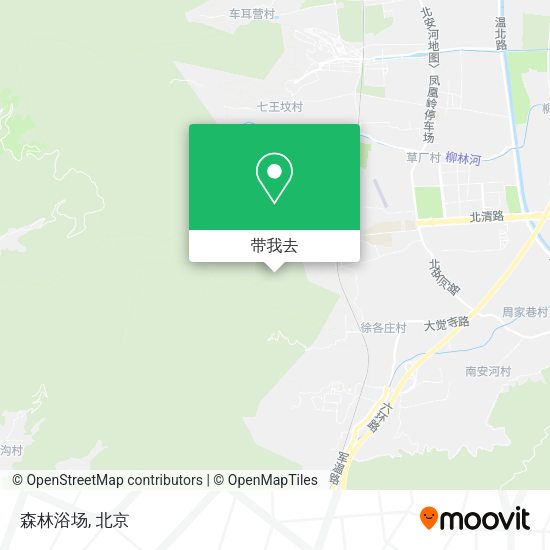 森林浴场地图
