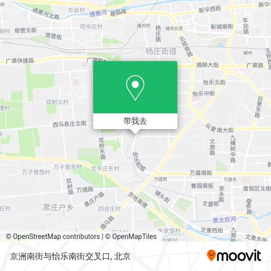 京洲南街与怡乐南街交叉口地图