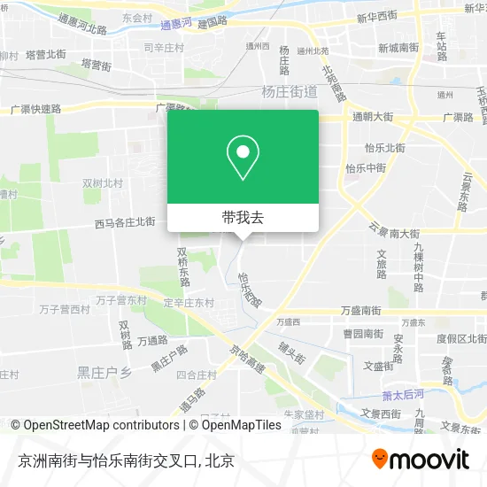 京洲南街与怡乐南街交叉口地图