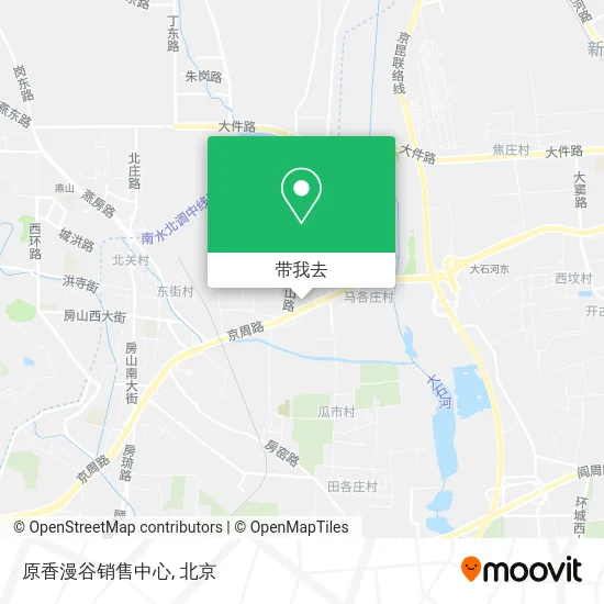 原香漫谷销售中心地图